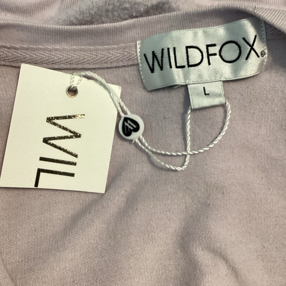 Wildfox Lilac Baggy Beach Jumper L Burger Beer Nap Graphic Sweatshirt - Picture 6 of 7